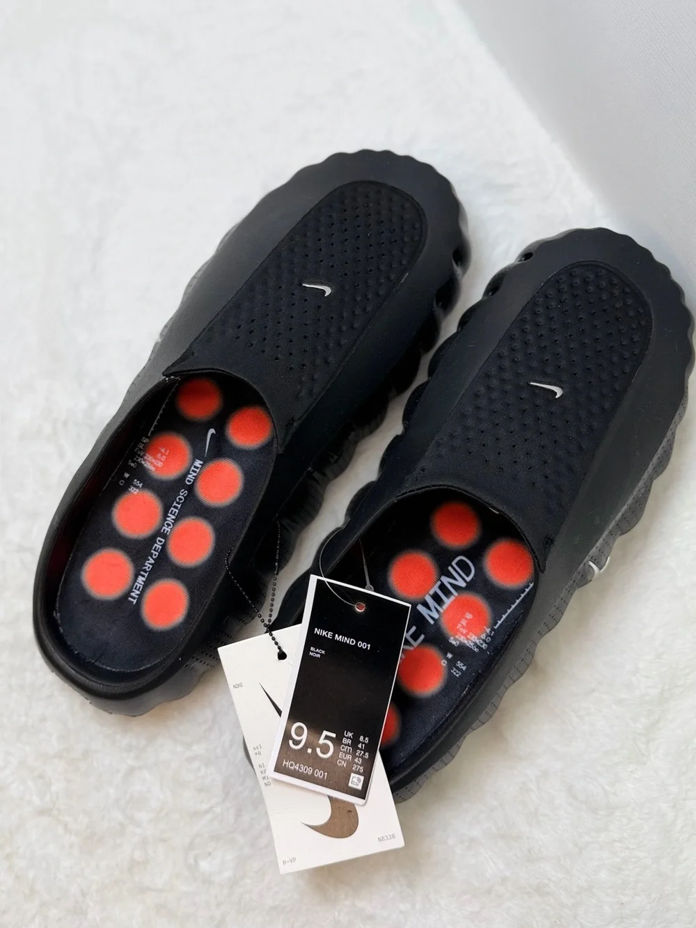 Nike Men's Slip-On Sneakers — Black & Red